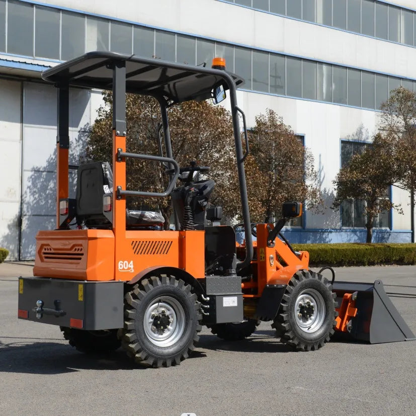 Skid Steer Loader Electric Hydraulic 300KG 400KG 500KG Mini Wheel Electric Front End Loader