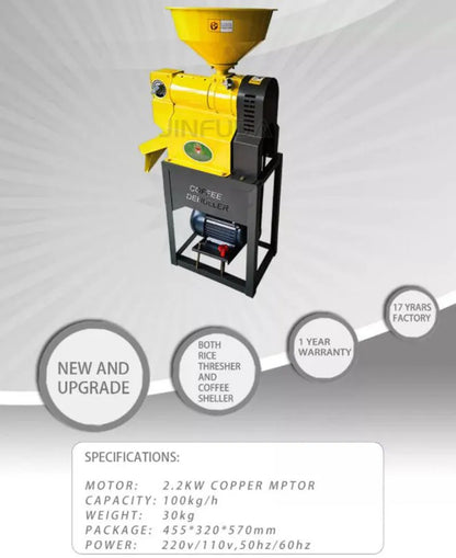 Hot sale automatic Dry Coffee bean peeling machine  coffee bean peeler Coffee Bean Huller Machine