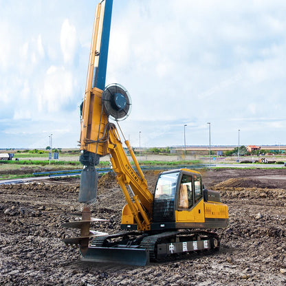 30m Excavator Mounted Full Hydraulic Small Type Rotary Pile Driver