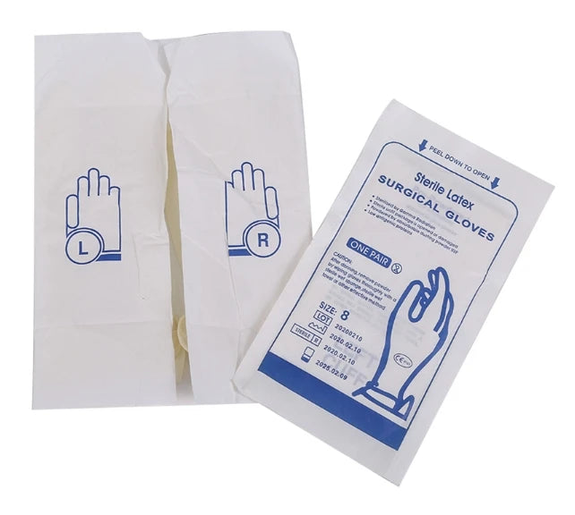 Surgical Operation Gloves Disposable Surgical Gloves Sterilized Sterile Surgical Gloves For Clinic Dental Hospital