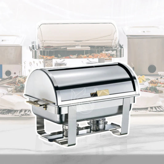 5-star Hotel Supply 9L Stainless Steel Catering Restaurant Buffet Equipment Chafing Dish For Hotel Kitchen Restaurant