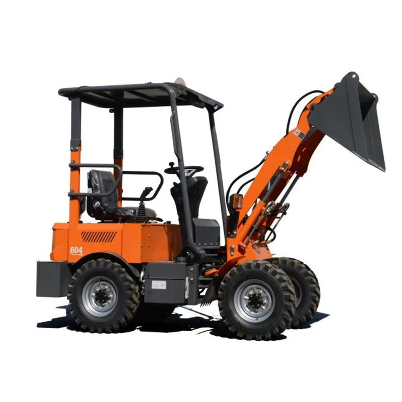 Skid Steer Loader Electric Hydraulic 300KG 400KG 500KG Mini Wheel Electric Front End Loader