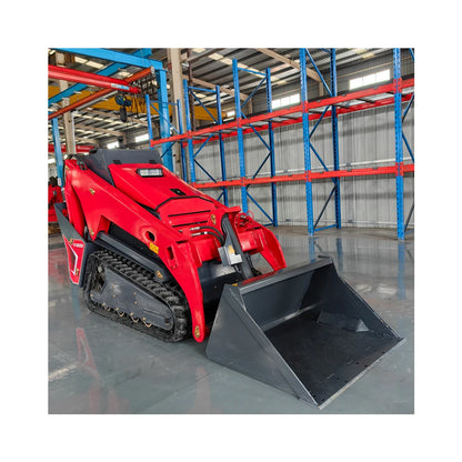 Loading Capacity 700kg Track Skid Steer Loader Factory Diesel Engine Hydraulic Operation Mini Skid Steer