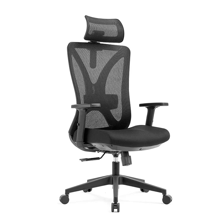 China wholesale office furniture ergonomic office chair full mesh chair for CEO boss chair with seat sliding