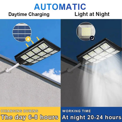 1200W 1500W 2000W Solar Street Lamp Ultra-high Power Outdoor ABS PC Large Capacity Battery All In One Solar LED Street Light