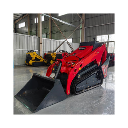 Loading Capacity 700kg Track Skid Steer Loader Factory Diesel Engine Hydraulic Operation Mini Skid Steer