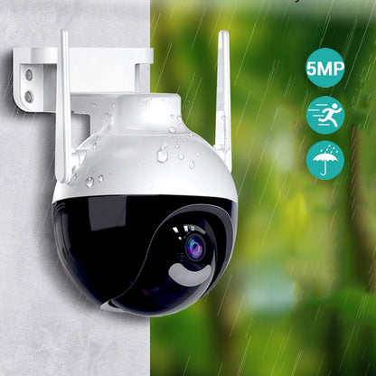 5MP CCTV UHD Support NVR PTZ Outdoor Waterproof Wifi Security Icsee Camera