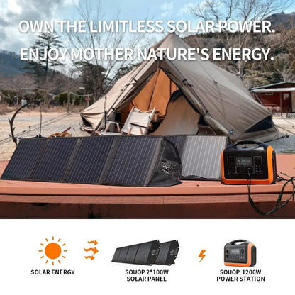 1200W output outdoor energy lifepo4 battery tragbare kraftwerk powerstation portable 1000w power station solar generator