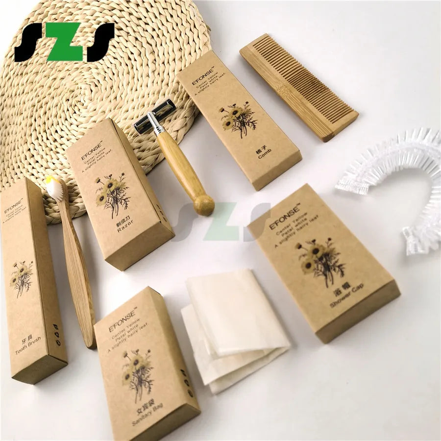 China Professional Hotel Supplies Suppliers Customized Wooden Guest Room Supplies Accessories Set