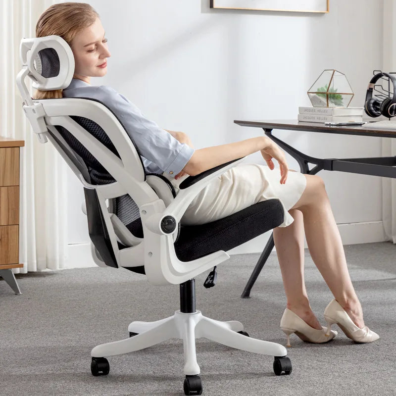 Comfortable Chairs Rotating Fabric Swivel Gas Lifting Computer Desk Ergonomic Mesh Executive Office Chair