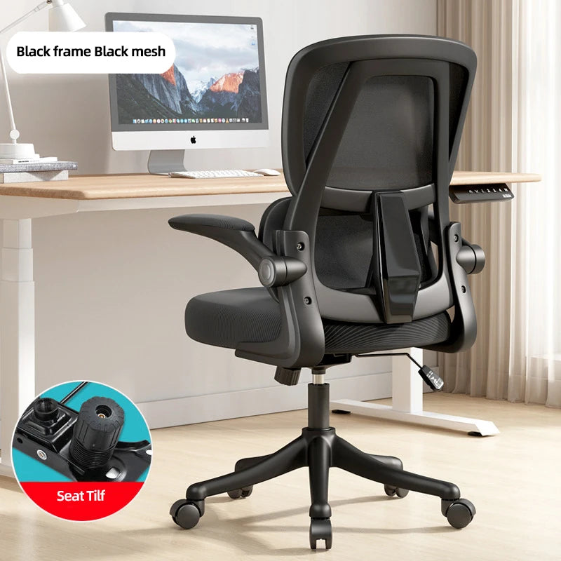 Comfortable Chairs Rotating Fabric Swivel Gas Lifting Computer Desk Ergonomic Mesh Executive Office Chair