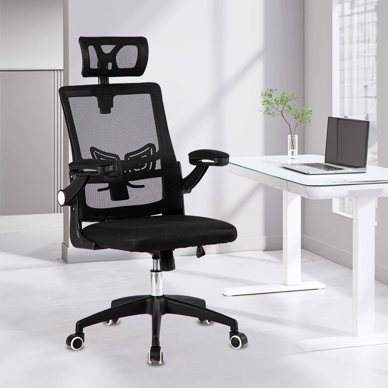 Office Furniture Lift Swivel Mid Back Comfortable Ergonomic Computer Chair High Quality Fabric Mesh Modern Task Office Chair