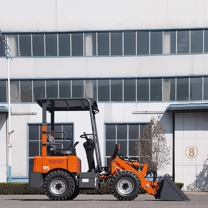 Skid Steer Loader Electric Hydraulic 300KG 400KG 500KG Mini Wheel Electric Front End Loader