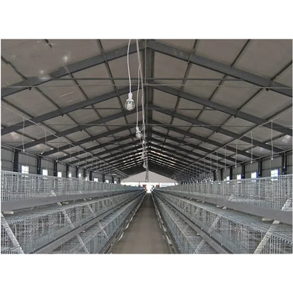 Fast Installation Steel Structure Poultry House  Prefabricated Steel Frame Chicken House Environmental Protection Chicken Shed