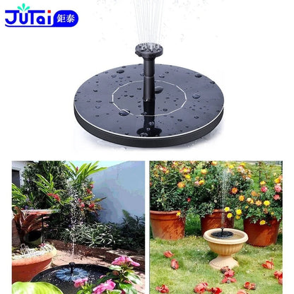 Solar Fountain, Solar Powered Bird Bath Fountain Pump 1.4W Solar Panel Kit Water Pump,Outdoor Watering Submersible Pump for Pond