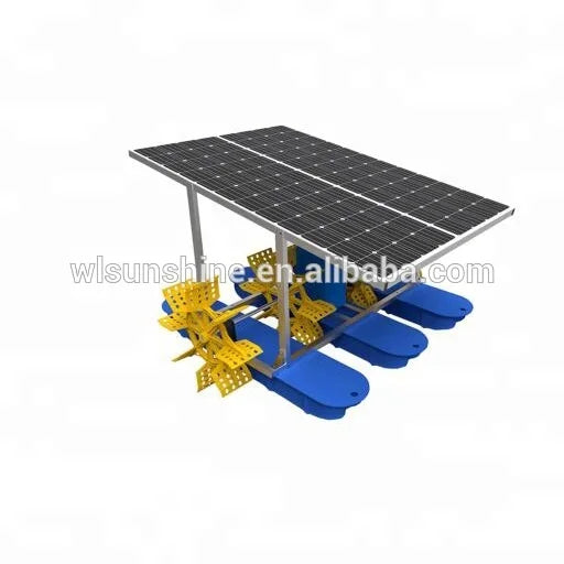 aerator fish ponds aerators paddle wheel solar air pump aquarium oxygen solar panel