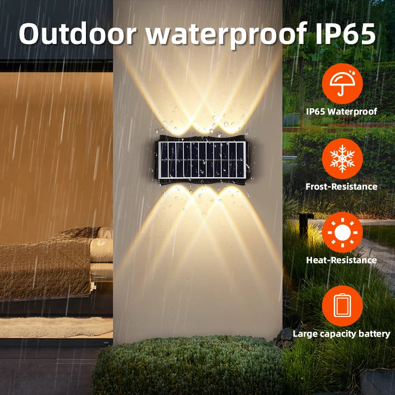 Patio Yard Cordless Outdoor LED Security Mounted Pathway Waterproof Solar Lights Outdoor/Solar Wall Light/Solar Garden Lights