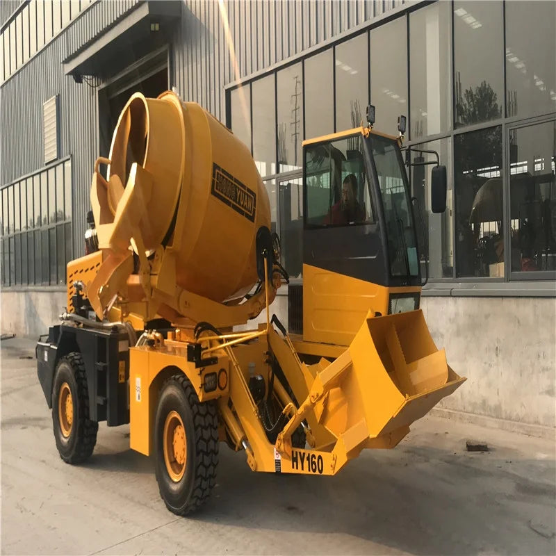1.6CBM self loading concrete mixer truck