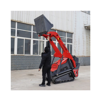 Loading Capacity 700kg Track Skid Steer Loader Factory Diesel Engine Hydraulic Operation Mini Skid Steer