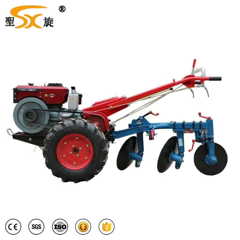 Good flexibility 20hp mini two wheel drive walking tractor with lowest price