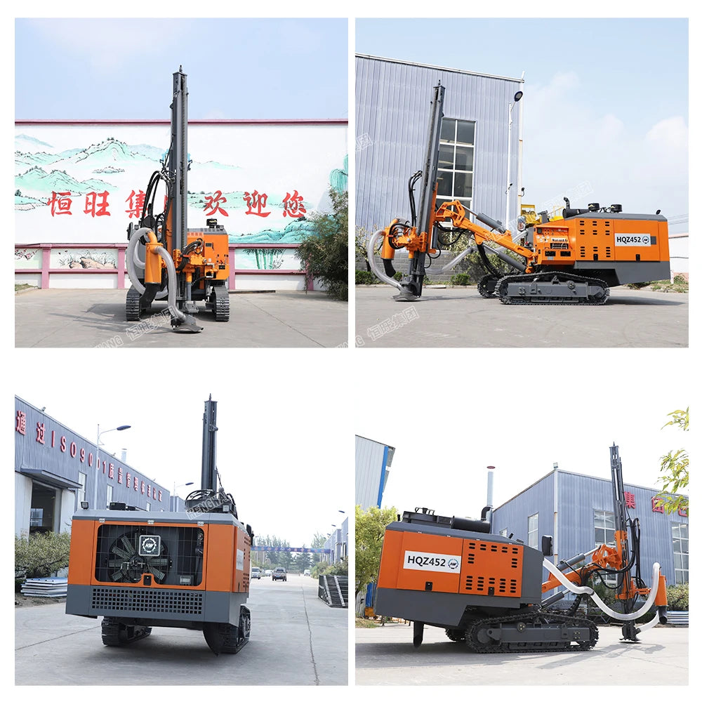 Factory price diesel mine drilling rig Hengwang borehole drilling rig machine blasting drilling machine