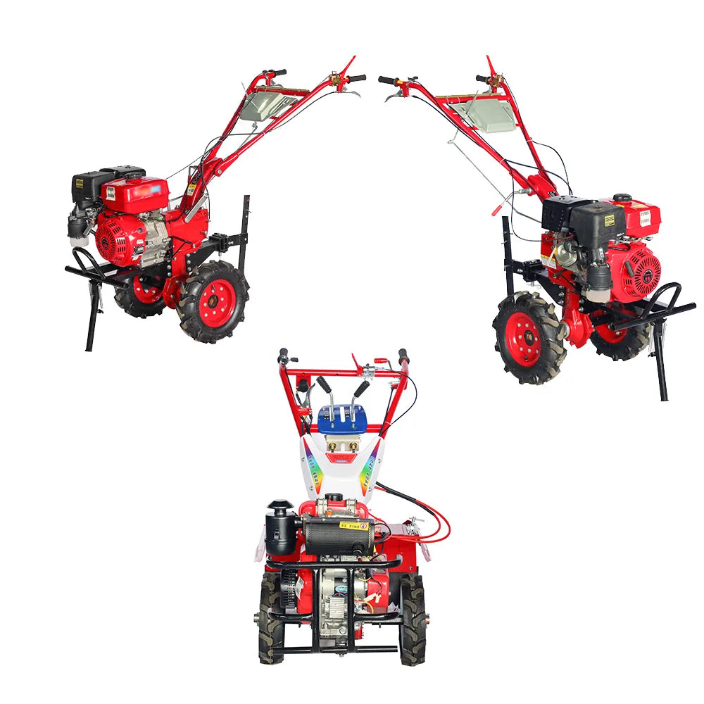 12hp 15hp 18hp diesel engine power tiller motocultor cultivator two wheel walking tractor to zimbabwe