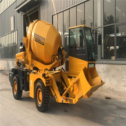 1.6CBM self loading concrete mixer truck
