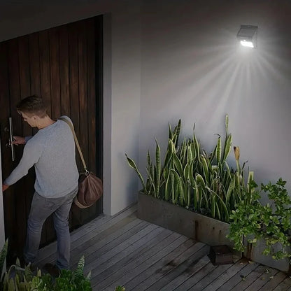 20 LED Solar Motion Sensor Wall Light 1 Mode Simple Operation Wireless Security IP64 Waterproof Light For Front Door Backyard