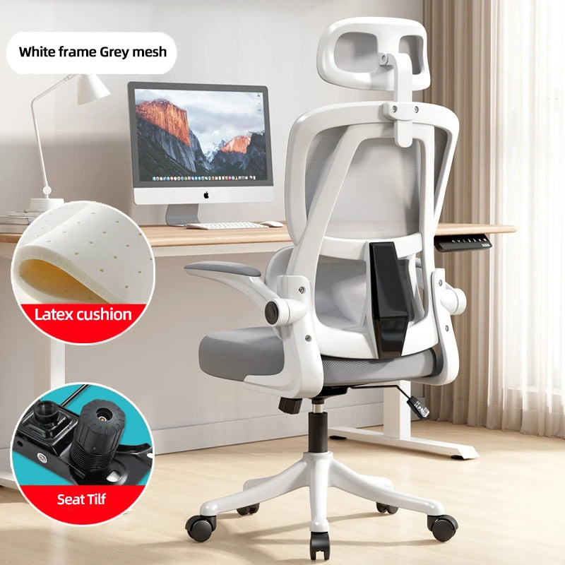 Comfortable Chairs Rotating Fabric Swivel Gas Lifting Computer Desk Ergonomic Mesh Executive Office Chair