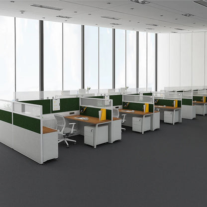 Modern office modular set cubicle frame furniture workstations desk partition