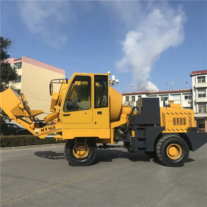 1.6CBM self loading concrete mixer truck