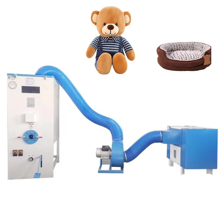 commercial Soft Kids toys polyester cotton pillow pet pad filling machine stuffed plush toy doll fiber Filling Machine for sale