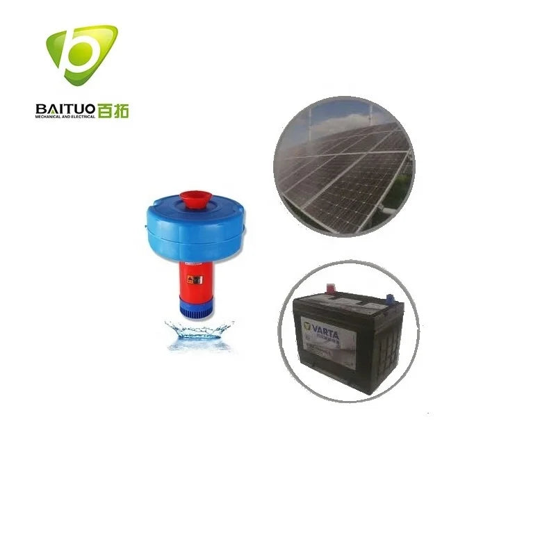 Solar Water Pump Fountain Aquaculture Machine Aerator For Shrimp Fish Pond Farming Irrigation Floating pump