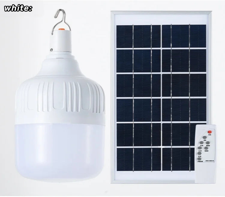 Rechargeable Solar Emergency Light Remote Control Energy-saving Led Solar Emergency Bulb