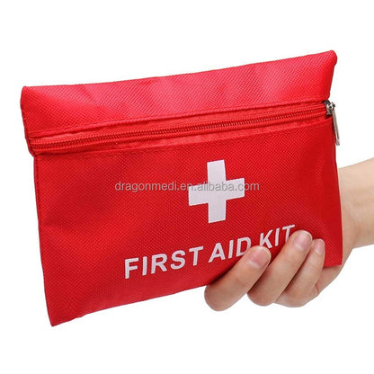 Best selling CE approved medical supplies small size promotional pouch mini family first aid kit small pack