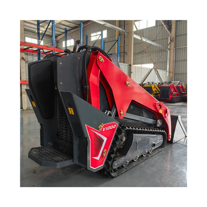 Loading Capacity 700kg Track Skid Steer Loader Factory Diesel Engine Hydraulic Operation Mini Skid Steer