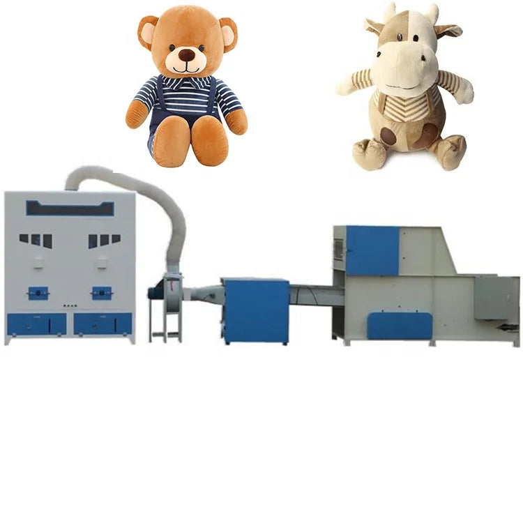 Highest cost-effective pillow cotton filling/cushion fiber filling machine/teddy bear Plush Soft toy stuffing making machine