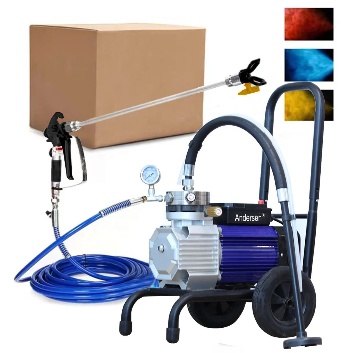 Hot Sale 990 Electric Paint Sprayer in India Airless with Diaphragm Pump Industrial Paint Spray Gun Pressure Feed