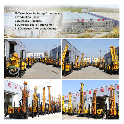 100m 120m 150 meter 180m 350m depth perforadora de pozos borehole drill rig machine water drilling well machine equipment