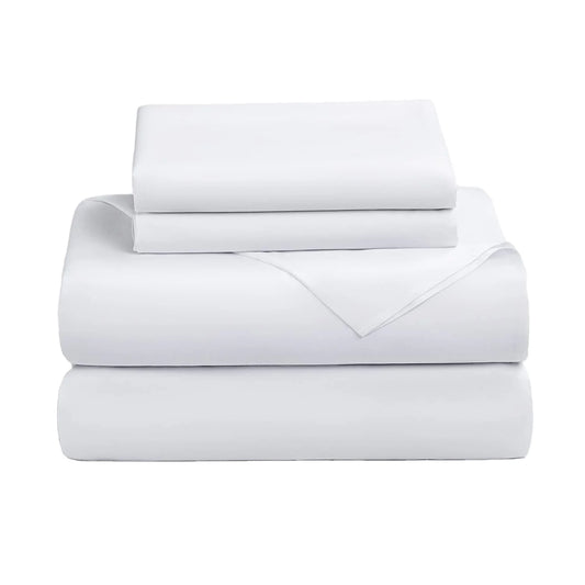 Wholesale Five Star Hotel Luxury White Bedding Set 100% cotton Bed Sheet set