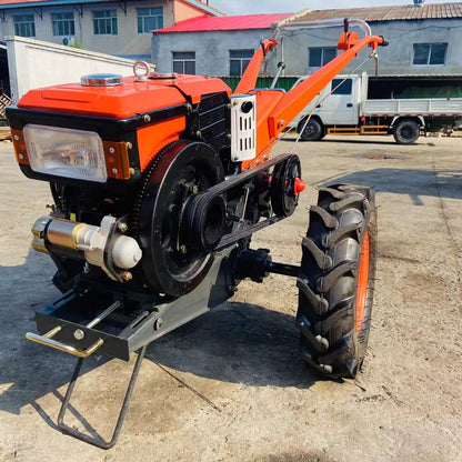 New Two Wheel Farm Mini Hand Walk Tractor