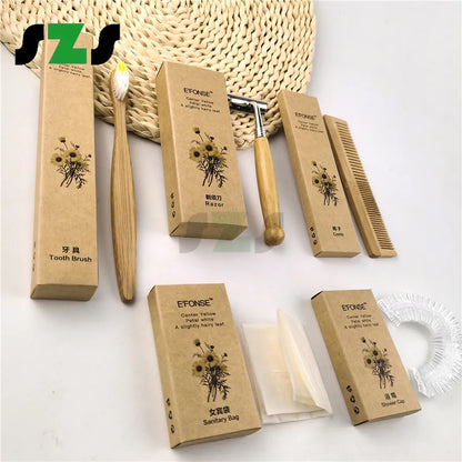 China Professional Hotel Supplies Suppliers Customized Wooden Guest Room Supplies Accessories Set