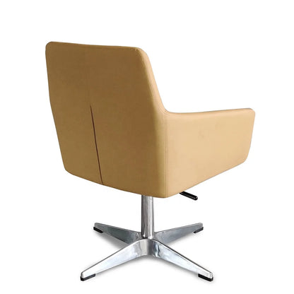 Modern Brown Pu Leather Rotating Swivel Boss Manager Executive Chair Office Negotiation Reception Conference Meeting Room Chairs