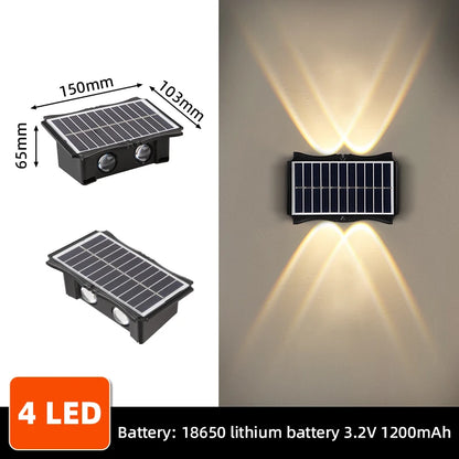 Patio Yard Cordless Outdoor LED Security Mounted Pathway Waterproof Solar Lights Outdoor/Solar Wall Light/Solar Garden Lights