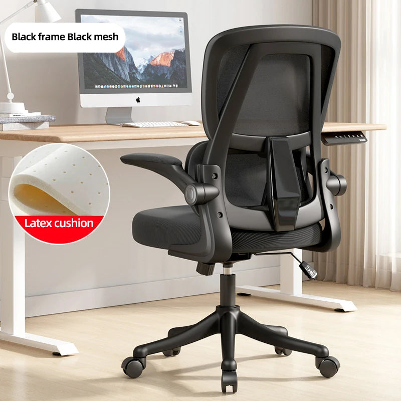 Comfortable Chairs Rotating Fabric Swivel Gas Lifting Computer Desk Ergonomic Mesh Executive Office Chair