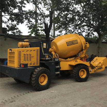 1.6CBM self loading concrete mixer truck