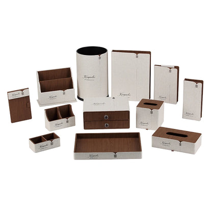 Custom Logo Luxury 5 Star Hotel Products Room Accessories Eco Friendly Full Set Hotel Supplies Hotel Amenities Set