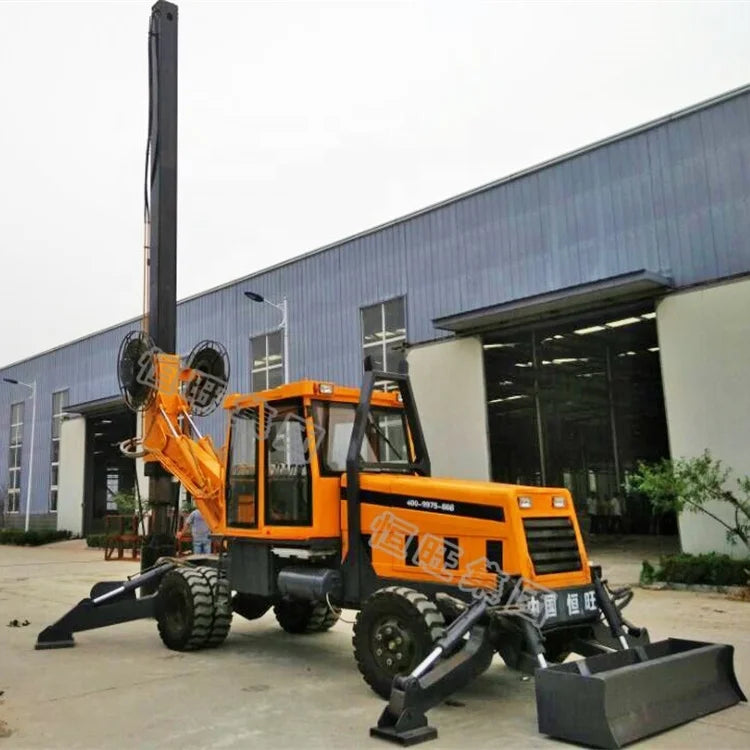 15M Wheels Mining Rotary Drilling Rig Machine