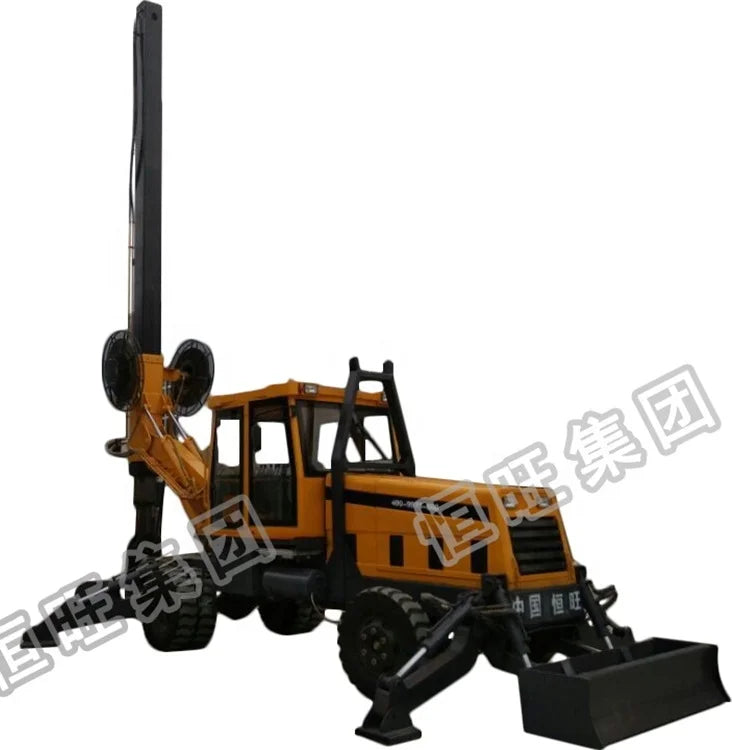 15M Wheels Mining Rotary Drilling Rig Machine