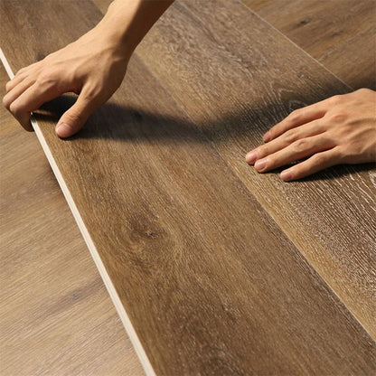 Easy Install Piso Laminado 8mm Flooring SPC Click Plank Vinyl Flooring